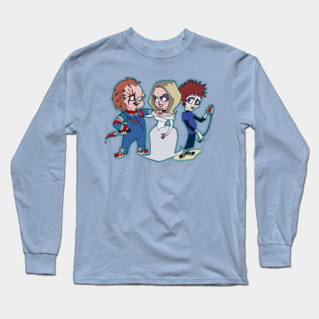 BEETLEJUICE TOON CHUCKY FAM Long Sleeve T-Shirt by EYESofCORAL